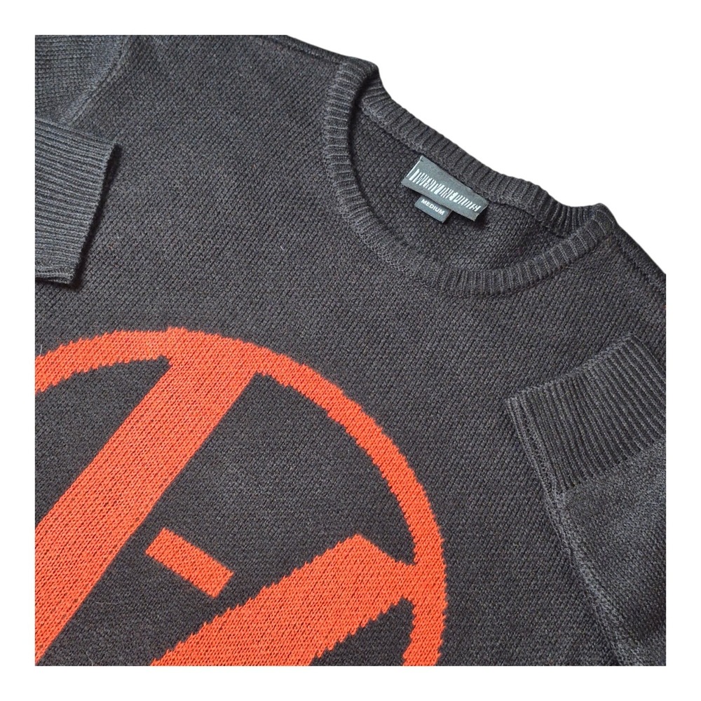 Twenty One Pilots Mens Medium Graphic Sweater Black Red Band Logo Crewneck Knit